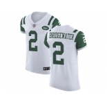 Nike New York Jets #2 Teddy Bridgewater White Men Stitched NFL Vapor Untouchable Elite Jersey