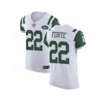 Nike New York Jets #22 Matt Forte White Men Stitched NFL Vapor Untouchable Elite Jersey