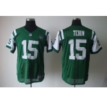 Nike nfl jerseys new york jets #15 tebow green[elite]