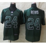 nike jerseys new york jets #24 darrelle revis green [Elite drift fashion]