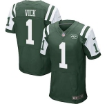 nike nfl jerseys new york jets #1 vick green[Elite]