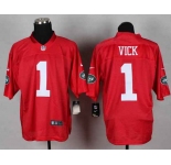 nike nfl jerseys new york jets #1 vick red[Elite]
