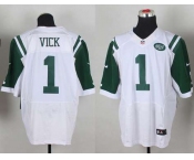 nike nfl jerseys new york jets #1 vick white[Elite]
