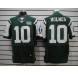 nike nfl jerseys new york jets #10 holmes green[Elite]