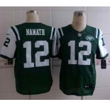nike nfl jerseys new york jets #12 namath green[Elite]