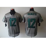 nike nfl jerseys new york jets #12 namath grey[Elite shadow]