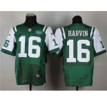 nike nfl jerseys new york jets #16 harvin green[Elite]