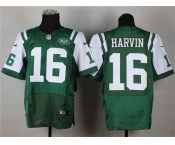 nike nfl jerseys new york jets #16 harvin green[Elite]