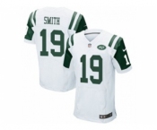 nike nfl jerseys new york jets #19 devin smith white[Elite]