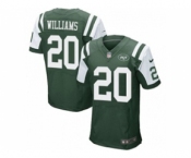 nike nfl jerseys new york jets #20 marcus williams green[Elite][williams]