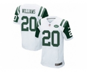 nike nfl jerseys new york jets #20 marcus williams white[Elite][williams]