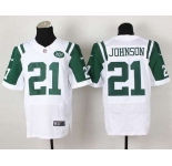 nike nfl jerseys new york jets #21 johnson white[Elite][johnson]