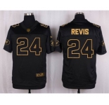 nike nfl jerseys new york jets #24 revis black gold collection[Elite]