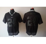nike nfl jerseys new york jets #24 revis black[Elite lights out]