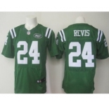 nike nfl jerseys new york jets #24 revis green[2015 Elite]