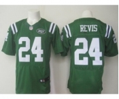 nike nfl jerseys new york jets #24 revis green[2015 Elite]