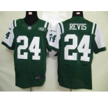 nike nfl jerseys new york jets #24 revis green[elite]