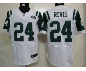 nike nfl jerseys new york jets #24 revis white[elite]