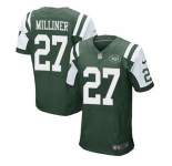 nike nfl jerseys new york jets #27 dee milliner green[Elite]