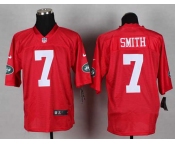 nike nfl jerseys new york jets #7 smith red[Elite]