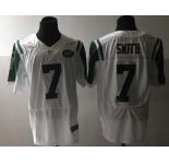 nike nfl jerseys new york jets #7 smith white[Elite]