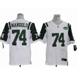nike nfl jerseys new york jets #74 nick mangold white[elite]