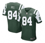 nike nfl jerseys new york jets #84 hill green[Elite]