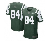 nike nfl jerseys new york jets #84 hill green[Elite]