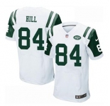 nike nfl jerseys new york jets #84 hill white[Elite]