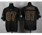 nike nfl jerseys new york jets #87 decker black[Elite gold lettering fashion][decker]