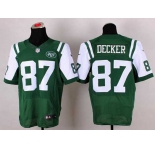nike nfl jerseys new york jets #87 decker green[Elite][decker]