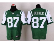 nike nfl jerseys new york jets #87 decker green[Elite][decker]