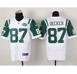 nike nfl jerseys new york jets #87 decker white[Elite][decker]