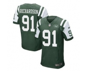 nike nfl jerseys new york jets #91 richardson green[Elite]