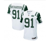 nike nfl jerseys new york jets #91 richardson white[Elite]