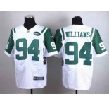nike nfl jerseys new york jets #94 williams white[Elite]