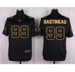 nike nfl jerseys new york jets #99 gastineau black gold collection[Elite]