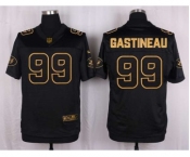 nike nfl jerseys new york jets #99 gastineau black gold collection[Elite]