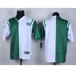 nike nfl jerseys new york jets blank white-green[Elite split]
