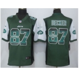 2015 new nike new york jets #87 decker purple strobe jerseys[limited]