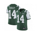 Men Nike New York Jets #14 Jeremy Kerley Green Team Color Vapor Untouchable Limited Player NFL Jersey