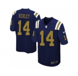 Men Nike New York Jets #14 Jeremy Kerley Limited Navy Blue Alternate NFL Jersey