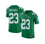Men Nike New York Jets #23 Terrence Brooks Limited Green Rush Vapor Untouchable NFL Jersey