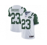 Men Nike New York Jets #23 Terrence Brooks White Vapor Untouchable Limited Player NFL Jersey