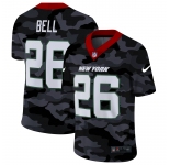 Men Nike New York Jets #26 Bell 2020 Nike Camo Salute to Service Limited