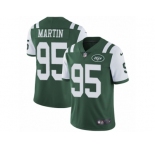 Men Nike New York Jets #95 Josh Martin Green Team Color Vapor Untouchable Limited Player NFL Jersey