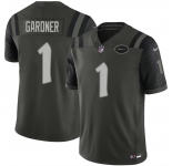 Men's New York Jets #1 Ahmad Gardner Black 2025 F.U.S.E. “Rivalries” Vapor Limited Football Stitched Jersey