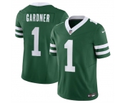 Men's New York Jets #1 Sauce Gardner Green 2024 F.U.S.E. Vapor Limited Football Stitched Jersey