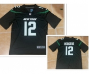 Men's New York Jets #12 Aaron Rodgers Black 2023 Vapor Untouchable Stitched Nike Limited Jersey