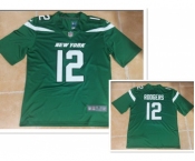 Men's New York Jets #12 Aaron Rodgers Green 2023 Vapor Untouchable Stitched Nike Limited Jersey